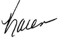 Karen Callahan Signature